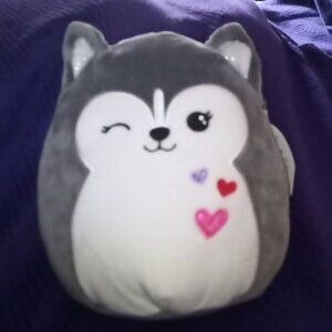 New Husky Heidi 2021 Squishmallows Kellytoy Valentine Series 8 in